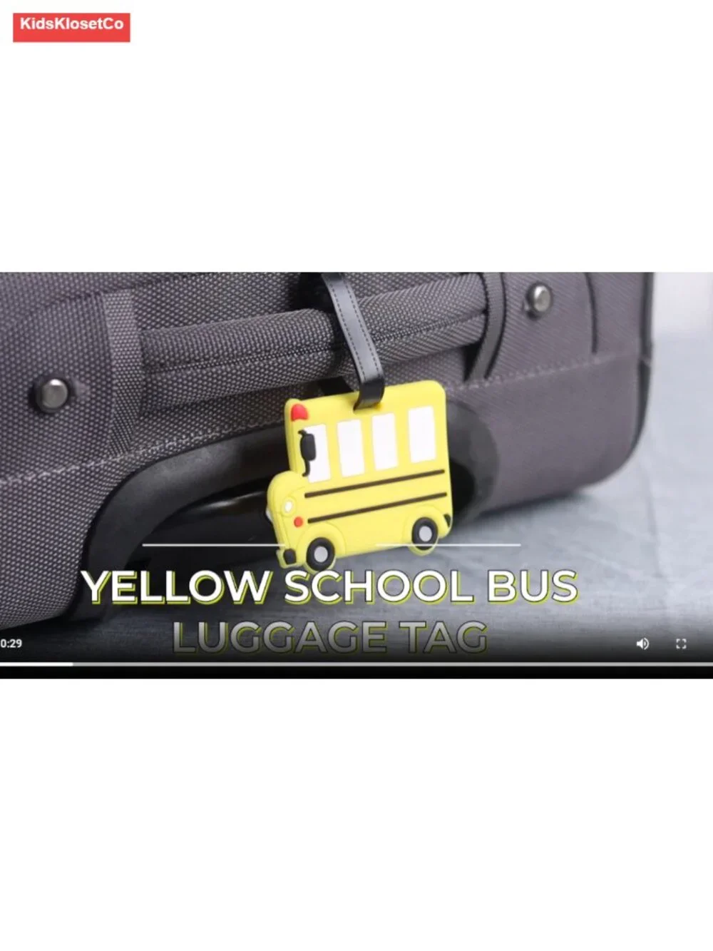 Kids Luggage Tag ID Holder Travel Backpack Identifier with Strap
